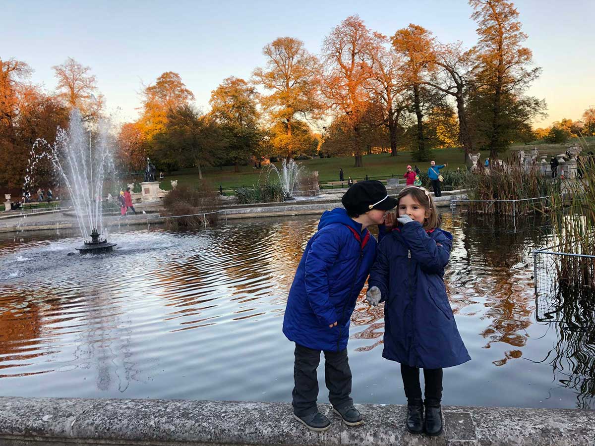 Londra con i bambini autunno: Hyde Park