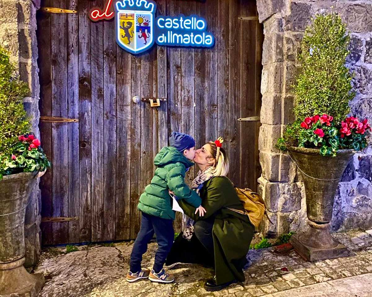 mamam e bambino natale