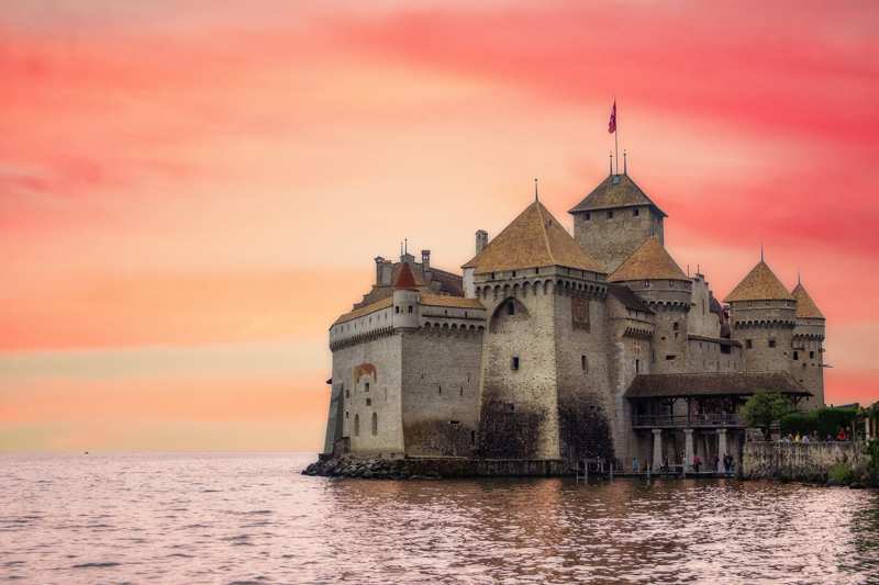 castello di Chillon a Veytaux