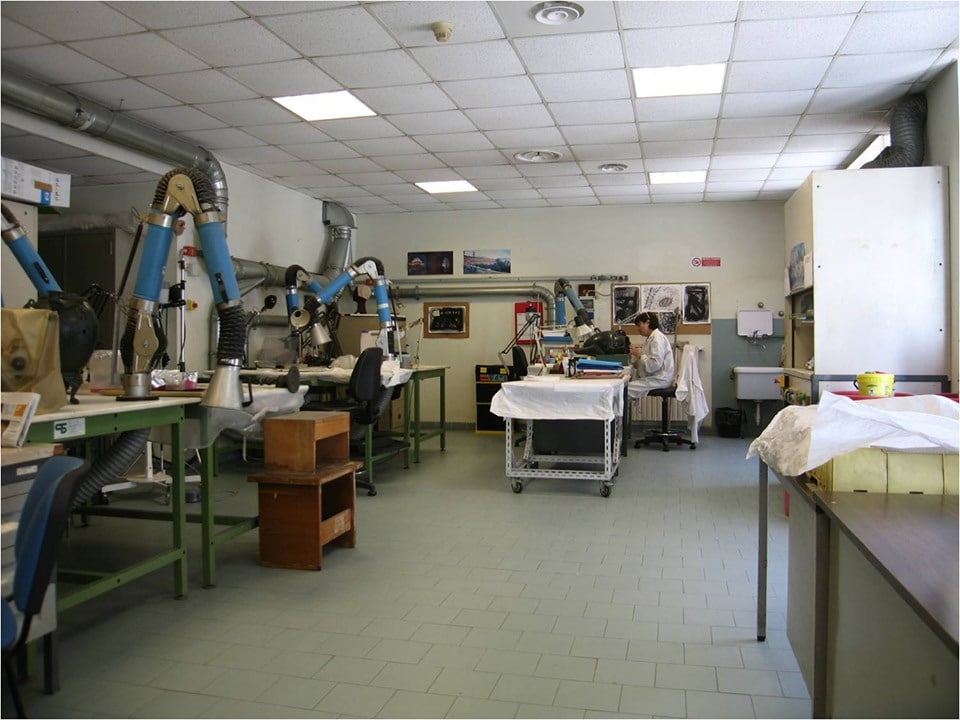 Laboratori restauro al Mann