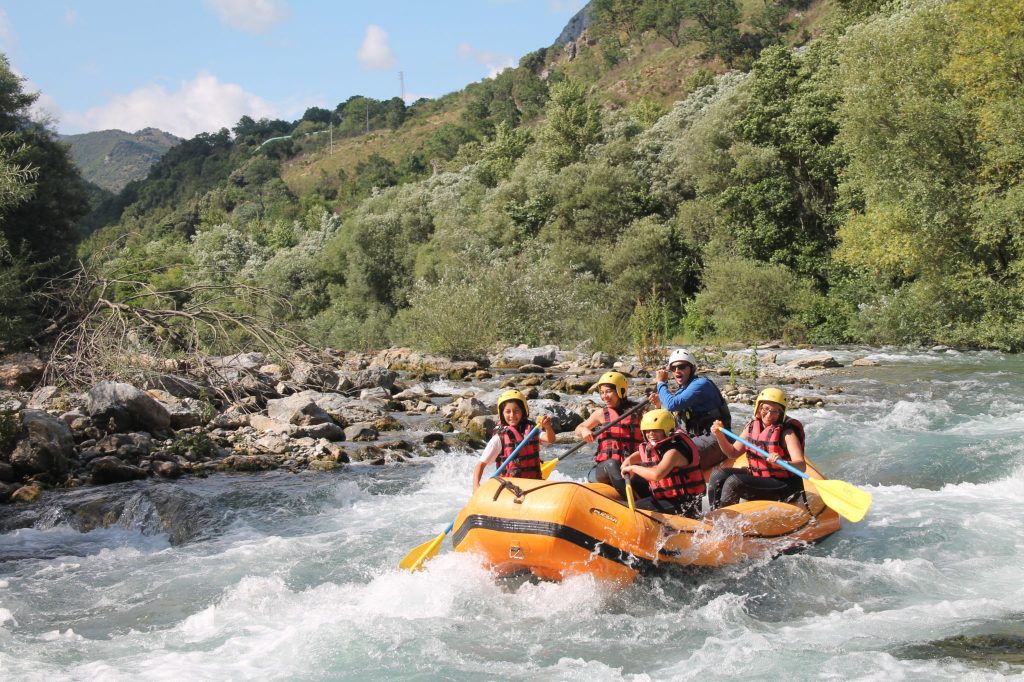 rafting famiglia calabria