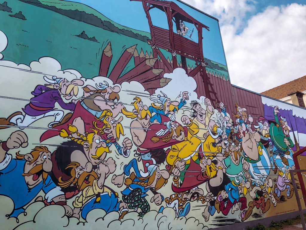 Bruxelles strada murales Asterix