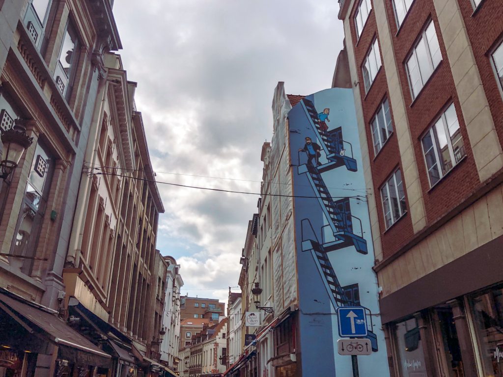 Tintin in Rue de l’Etuve