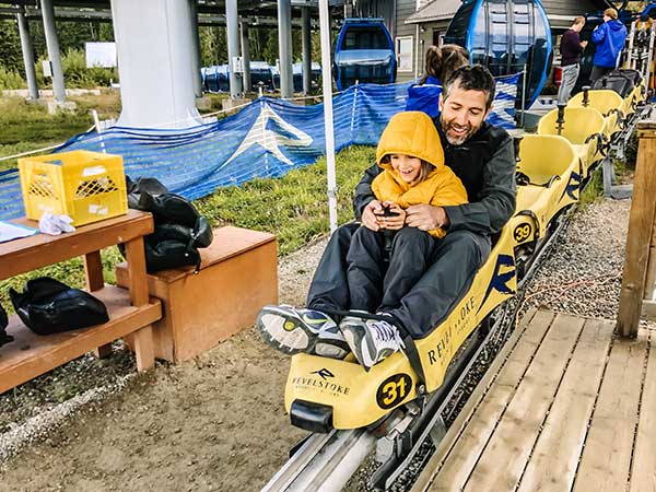 Canada decimo giorno Mountain Coaster a Revelstoke 2