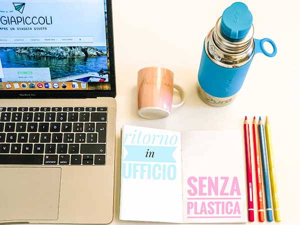 in ufficio meno plastica