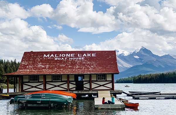 maligne lake viaggiare con i bambini