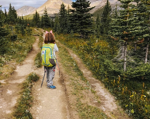 zaino trekking bambina