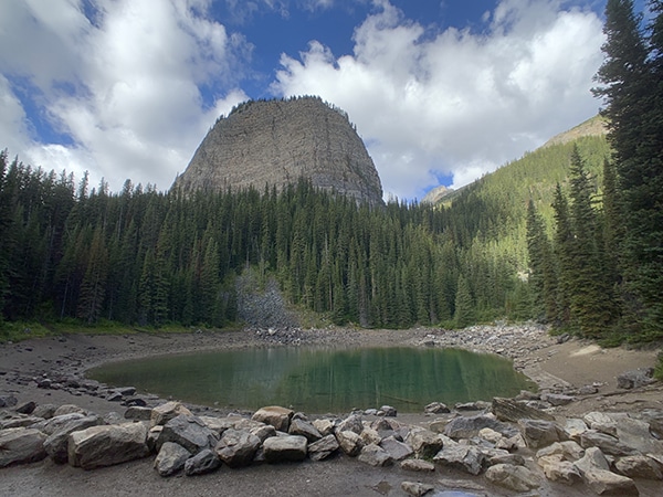 banff lake mirror