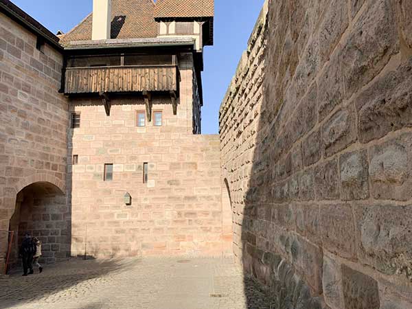 castello norimberga cortile