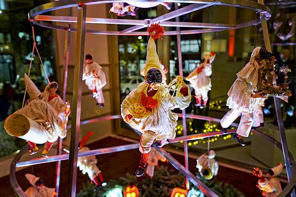 Pulcinella albero di Natale