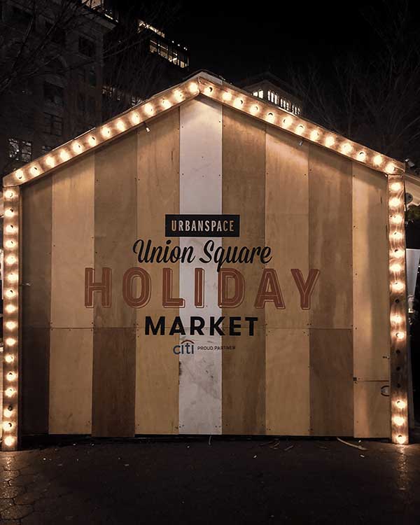 Holiday Market a Union Square New York