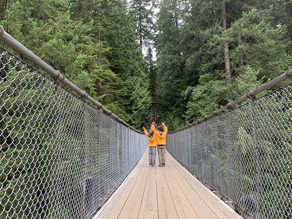 capilano ponte sospeso bambini