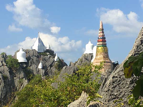 Floating White Pagodas