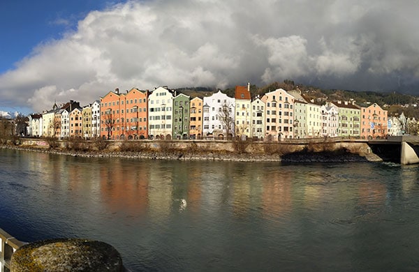 Innsbruck vista dal fiume
