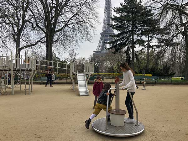 Parigi parco giochi bambini