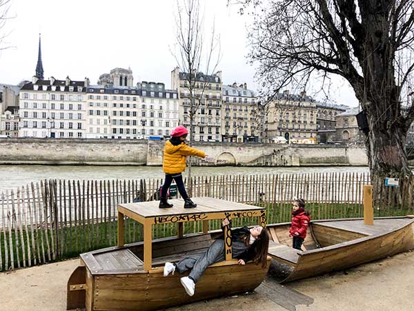 barca di legno giochi bambini