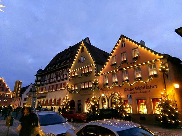 Romantische Strasse mercatini Rothenburg