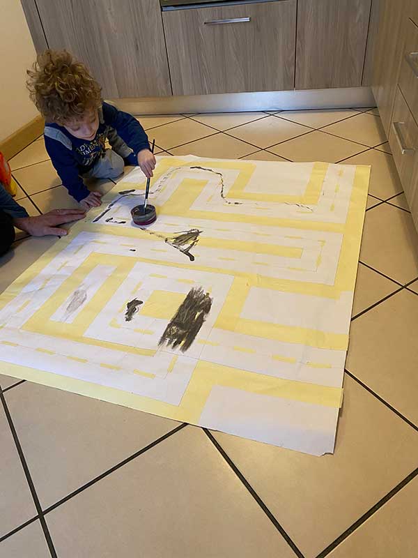disegno pista macchinine