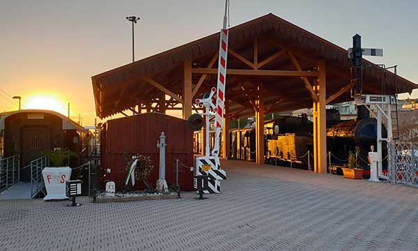 ingresso museo del treno a Montesilvano