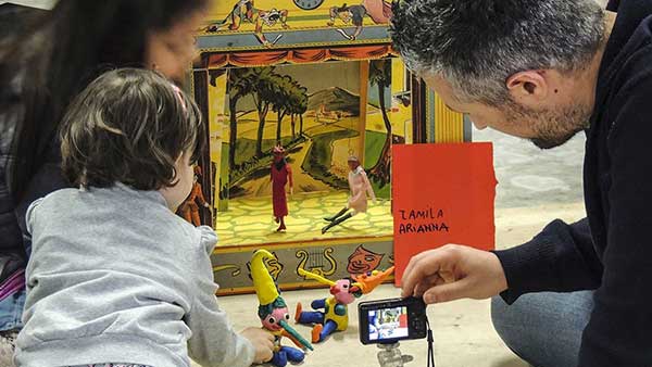 museo giocattolo Perugia papà e bambino