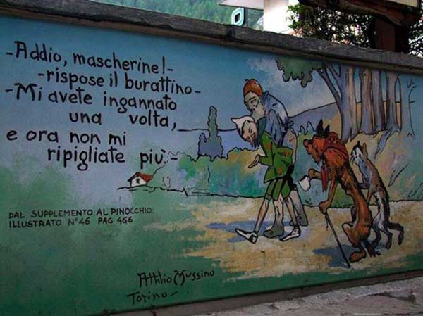 pinocchio murales a vernate