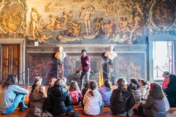 bambini al museo a Firenze palazzo vecchio