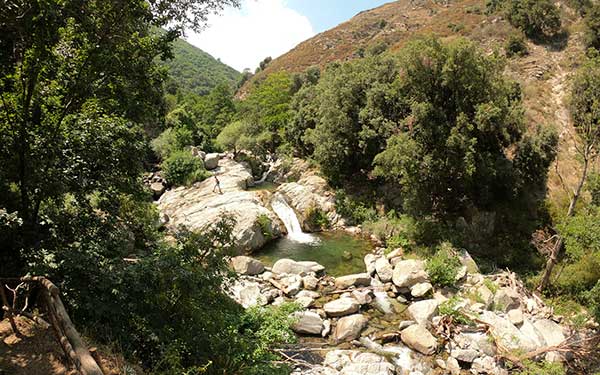 fiume Parco fluviale del Vergari a Mesorca