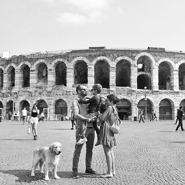The travelling golden Family viaggiapiccoli Famiglia Veneto