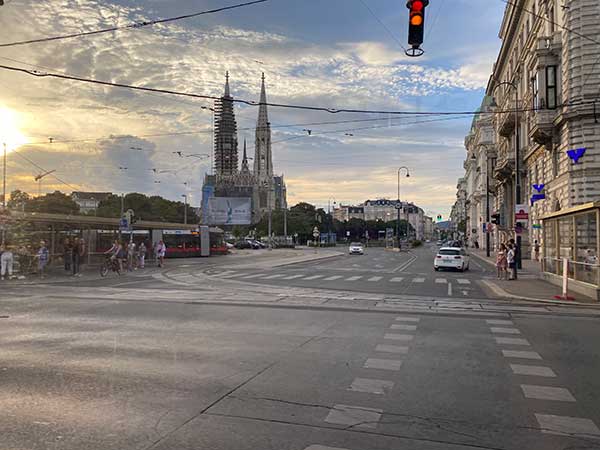 vienna in tram