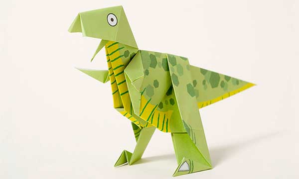 dinosauro origami