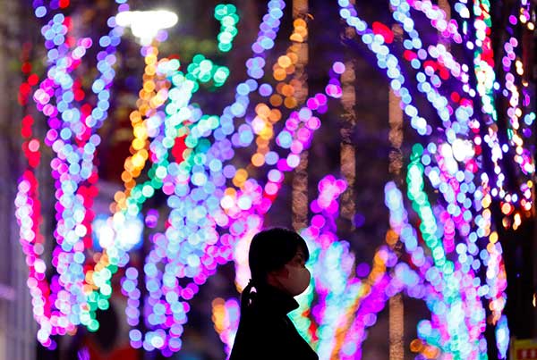 tokyo luci natale donna