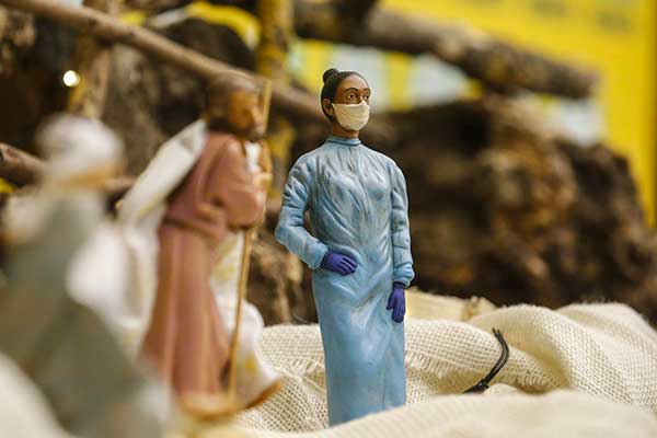 infermiera presepe