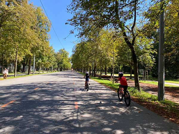 in bici al prater