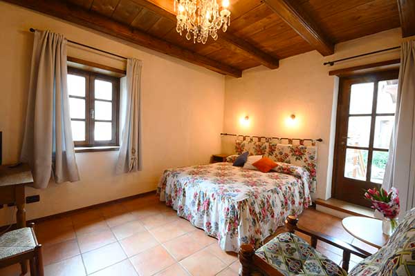 camera da letto locanda Brusafer