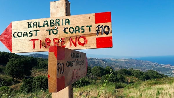 calabria cammino indiazioni