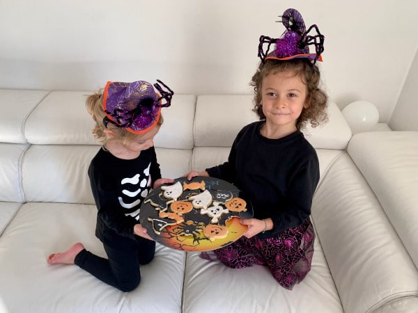 bambine biscotti halloween