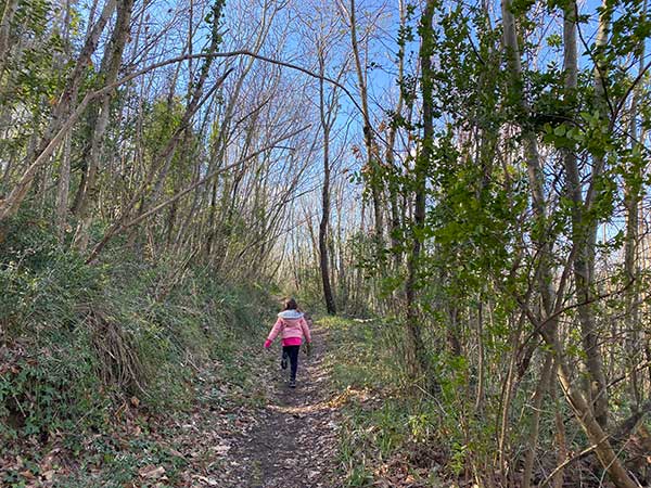 trekking monte nuovo bambina