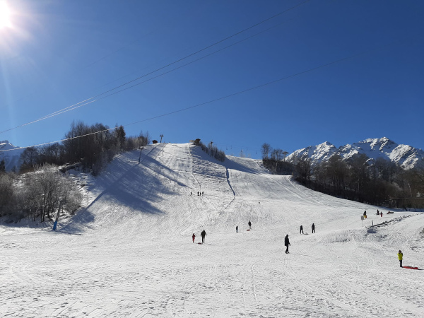 piste innevate a Entracque