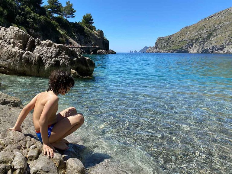 Baia di ieranto Viaggiapiccoli