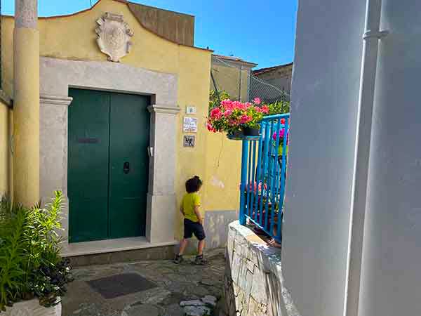 trekking baiai di Ieranto con i bambini