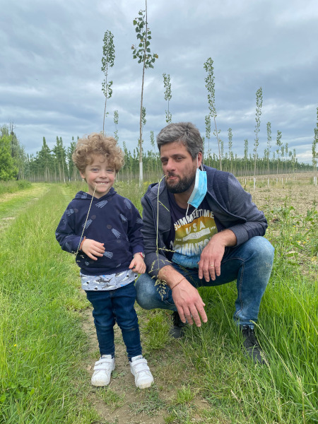 papà e bambino