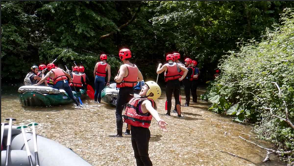 rafting umbria bambini