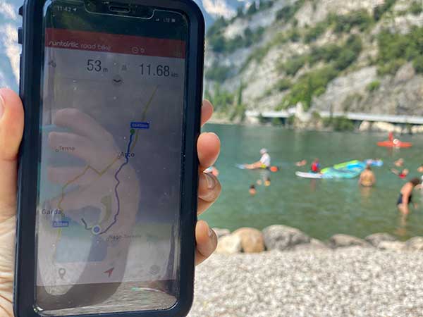 itinerario ciclabile lago di Garda