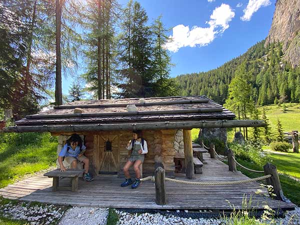 casetta di legno