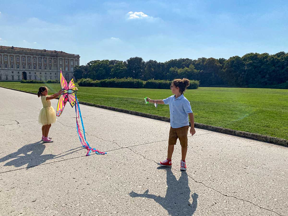 Reggia di Caserta con i bambini 