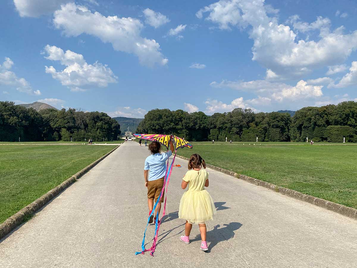 Reggia di Caserta con i bambini 