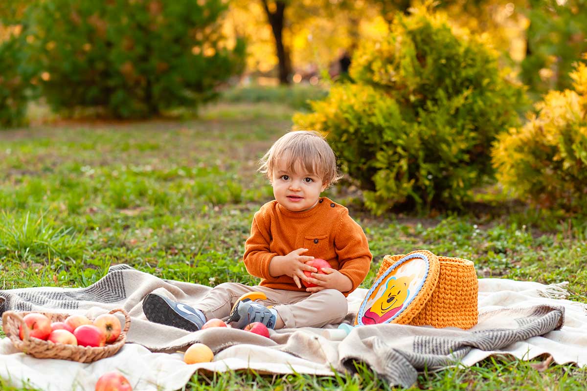 bambino pic nic mele