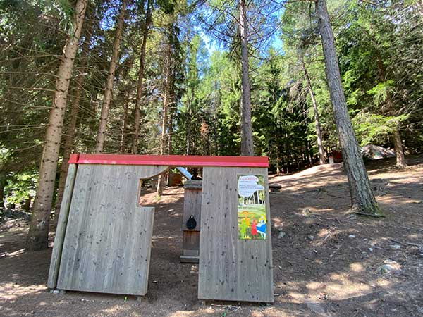 giocabosco Capriana parco giochi Val di fiemme