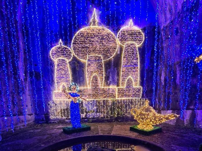 luminarie ariccia palazzo aladin