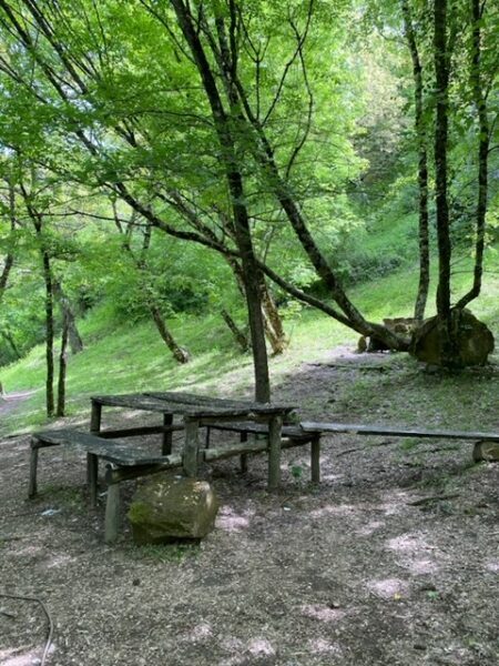 cascata conca della campania-area picnic